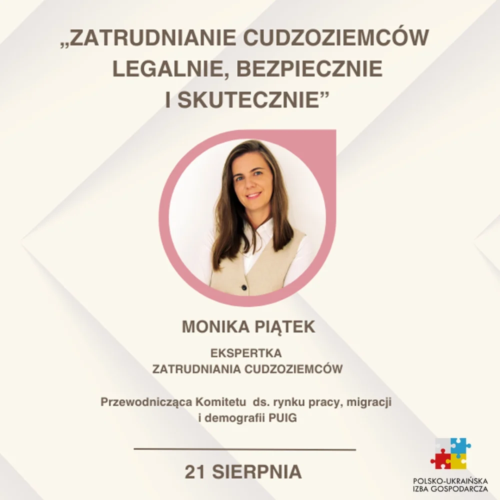 Webinar "Zatrudnianie cudzoziemców – legalnie, bezpiecznie, skutecznie"